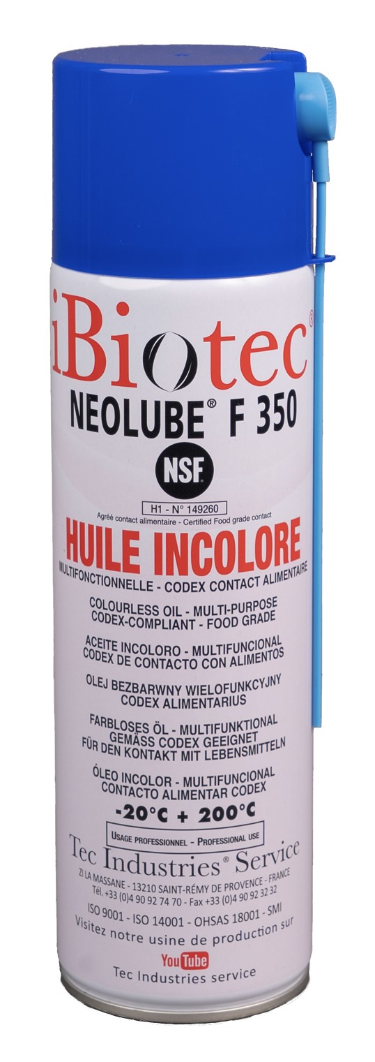 IBIOTEC gamme agroalimentaire agr&eacute;&eacute;e NSF, fabricant de d&eacute;grippants, lubrifiants, d&eacute;moulants, solvants, d&eacute;tergents r&eacute;pondant &agrave; l'ISO 22000 ainsi qu'aux m&eacute;thodes de maitrise HACCP et BRC version 8. nettoyant inox. degrippant alimentaire. detergent alimentaire. nettoyant alimentaire. lubrifiant alimentaire. graisse alimentaire. huile lubrification alimentaire. solvant alimentaire. produits detectables. produits alimentaires biodegradables. silicones alimentaires. dissolvant sucre. s&eacute;curit&eacute; alimentaire. S&eacute;curit&eacute; agro-alimentaire. Produits maintenance d&eacute;tectables